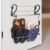 2Pcs Wall Mounted Shoe Racks, Punch Free Door Hanging Shoe Organizers with Sticky Mounts, Over the Door Shoe Storage Shelves, Space Saving Shoe Holders for Entrance and Bathroom