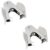 2Pcs White Steel Pine Style Staple Remover for 24/6 26/6 Staple Removers White Staples Stapler Remover Office and School Supplies Staplers and Punches