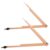 2 Pcs Wooden Drawing Compass Math Tool for Teachers and Students