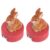 2pcs Wood Rabbit Pencil Sharpener for Students, Manual