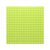 2 Piece Plate 16 x 16, Apple Green, Compatible with Lego Parts and Pieces