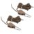 2 Piece Tent Rope Pulley Kit — Adjustable Wind Cord with Reflective Line, 4 Meter Polyester Camping Canopy Rope for Quick Setup (Khaki)
