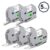 2Pk TZe231+3Pk TZe131 Laminated Label Tape Compatible with Brother P Touch