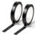 2 Roll Black Washi Tape, 0.59 Inch x 27 Yards Holographic Washi Tape Self Adhesive Masking Sticker Border Masking Tapes Crafting Decorative Tapes for Festival Decoration Scrapbooking, Journal