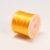 2 Rolls(120m) 0.6mm Yellow Anti-fray Elastic Cord for Beading Bracelets