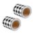 2 Rolls Black White Checkered Border Stickers Roll