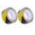2 Rolls Black Yellow Striped Bulletin Board Border Roll 2 Pe