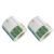 2 Rolls DIY Xmas Label Stickers Self-Adhesive Cartoon Pattern