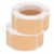 2 Rolls Kraft Paper Blank Label Stickers, Removable Sticky Tabs