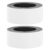 2 Rolls Magnetic Dry Erase Labels Roll, White Rubber Pet Sticker