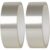 2 Rolls Transparent PET Adhesive Tape, Clear Adhesive for High Temperature Use, Single-Sided Non-Marking Tape for Masking Powder Coating Sublimation, 1.38 in x 108 ft Each, for Industrial Work