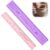 2 Set Ceramic Shrinkage Scale Ruler, Ceramic Measuring Ruler Pottery Tool for Carving Shaping Clay Sculpture Modeling, Purple