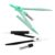 2 Set Metal Geometry Drawing Compass with Pencil Refill for Classroom