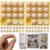 2 Sets 3D Printed Egg Carton Fridge Magnets, 32 Pcs Upgraded Magnetic Hold