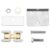 2 Sets Sliding Door Pulleys Four Bearing Trolley Assembly
