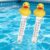 2 Sticks Duck Pool Thermometer with String, Floating Pool Temperature