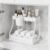 2 Tier Pull Out Cabinet Organizer with Sliding Drawer, Bathroom Organizers and Storage Shelf for Kitchen Sink, Under Cabinet Storage, Pantry Laundry