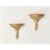 2 Vintage Ornate Gold Leaf Floating Shelves,8.5″ W X 8.25″ H X 4″ D