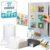 2″x2″ Clear Mini Acrylic DIY Magnet Photo Fridge Set with Adhesive Backing