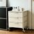 3-Drawer Rolling Storage Cart, File Cabinet with Wheels, Utility Cart