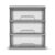 3-Drawer Wide Storage Cart Organization Tower, Silver Plastic