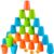 3-in-1 Cup Stacking Set; Toddler to Young Kids Quick Stacking Cups Game; Montessori Stackable Cups to Develop Hand-Eye Coordination, Motor Skills and Creative Play; Stack Cups and Ball Game; Ages 3+