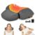 3-in-1 Neck Massager Pillow with Heat, Massage and Traction Stretching, Cervical Neck Shoulder Massager for Pain Relief, Deep Tissue, Ergonomic Design Pillow for Women/Men Home Office Use(Gray)