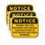 3-Pack Funny Thank You for Noticing This Notice Stickers, Sarcastic Warning Vinyl Decal for Hard Hat, Toolbox, Laptop & Office (3″ x 2.3″)