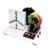 3-Phase Ac & Dc Generator Demonstration Model, Hand Crank Electric Generator Physics Experiment Kit, with Y-Connection Load Board, for DIY Electricity Learning