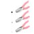 3-Piece Handheld Craft Punch Set, Stainless Steel Single Hole Punchers in 6mm, 3mm, 1.5mm Sizes with Soft Handles and Chip Collector for Paper and Cardstock
