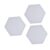 3-Piece Hexagonal Cotton Canvas Panels for Oil Painting DIY Drawing Board Portable Art Supplies for Artists and Creative Projects