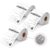 3-Roll 4″ x 6″ Extra-Large Thermal Shipping Labels 1744907 with chip