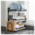 3-Tier Carbon Steel Dish Rack with Cutlery Holder – Kitchen Counter nizer for Efficient Draining and StorageSpace-Saving Design for Dish Drying
