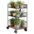 3-Tier Narrow Rolling Cart – Multi-Functional Metal Storage Rack for Home