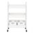 3-Tier Rolling Storage Cart, Utility Organizer Cart with 2 Storage Bins