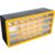 30-Drawer Plastic Small Parts Organizer – Desktop or Wall Storage Drawers for Organizing Hardware, Crafts, Garage, or Classroom by Stalwart (Yellow)