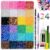 30000Pcs Resin Jelly Rhinestones for Bedazzling, EARLMONI Flatback Gems Bedazzler Kit with 15ml B7000 Jewelry Glue Rhinestones Picker Tool (4mm 24 Colors)