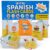 300 Bilingual English Spanish Flash Cards for Adults & Kids Ages 12+ Beginners – Noun Vocabulary with Pictures, Pronunciation, Sentences, Adult Self Study & Learn Spanish Workbooks for Adults