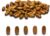 300PCS 10x20mm Medium Walnut Wooden Barrel Beads with Large 3mm Hole, Wood Spacer Beads for Macrame, Bead Garland, DIY Craft Projects, Rustic Home Decor