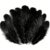 300pcs Black Rooster Feathers 3-5-inch Bulk Feathers for Crafting Kindergarten DIY Crafts, Wedding, Family Party Decorations, Dream Catcher Supplies, Natural Feathers