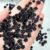 300Pcs Black Rose Flower Nail Charms 3D Romantic Rose Nail Rhinestones Valentines Nail Art Charms Flatback Resin Flower Charms for Acrylic Nails Black Floral Gem Nail Jewelry for Women Manicure DIY