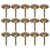 300 Pcs Brass Decorative Push Pins for Upholstery Furniture Nails Tacks