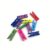300 PCS Colored Push Pins with Wooden Clips