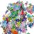 300Pcs Glitter Flower Sequins, Mixed Colors, Loose Crafting Embellishments for Sewing, Wedding Decoration, Christmas, Clothes, Jewelry Making
