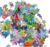 300Pcs Glitter Flower Sequins, Mixed Colors, Loose Crafting Embellishments for Sewing, Wedding Decoration, Christmas, Clothes, Jewelry Making