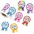 300 Pcs Happy Birthday Stickers Roll, 6 Designs Colorful Birthday Badge Stickers, 2 x 2.75 Inch Self Adhesive Labels for Party Favors, Gift Bags, Envelopes & Decorations