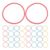 300Pcs Long Lasting Rubber Bands 50mm for Office