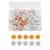 300pcs Reflective Trail Tacks for Hiking Camping Tree Marking