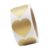 300pcs/roll heart scratch stickers scratch labels round cards round off stickers for party surprise