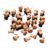 300pcs Wooden Push Pins for Bulletin Board, Map, Cork Board Decoration